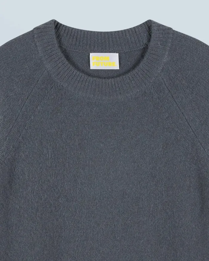 Women Cashmere Sweaters From Future Crewneck Sweater Lava Grey