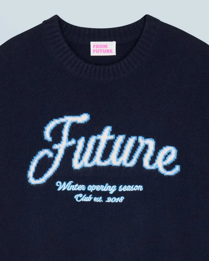 Women Cashmere Sweaters From Future Crewneck Sweater Navy