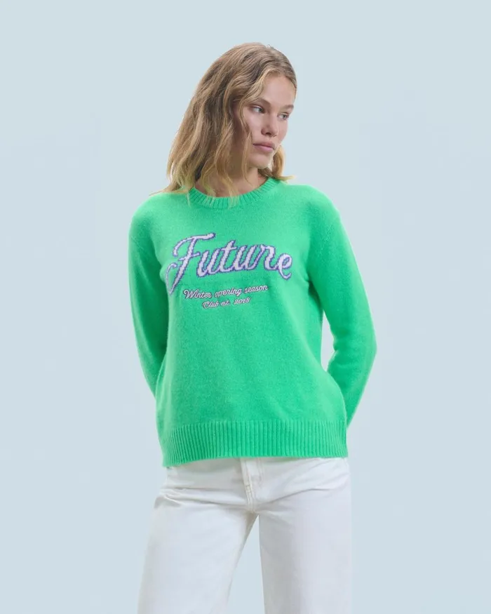 Women Cashmere Sweaters From Future Crewneck Sweater Navy