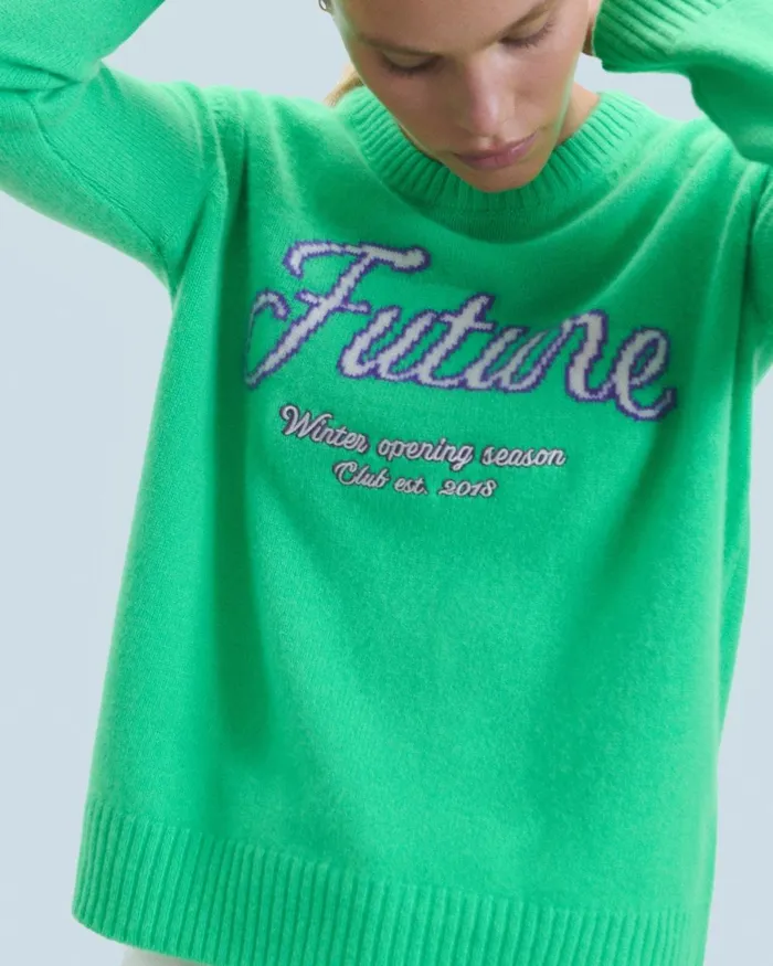 Women Cashmere Sweaters From Future Crewneck Sweater Navy