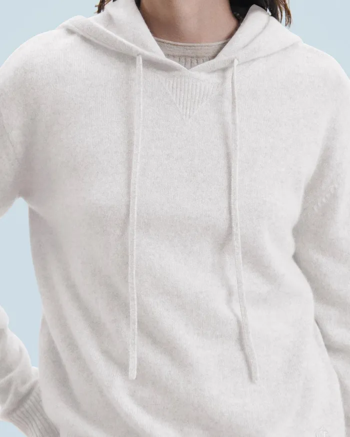 Women Cashmere Sweaters From Future Hoodie Sweater Light Heather Gray