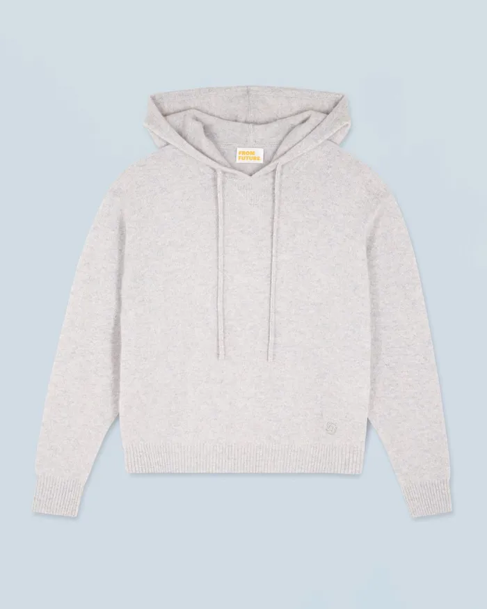 Women Cashmere Sweaters From Future Hoodie Sweater Light Heather Gray