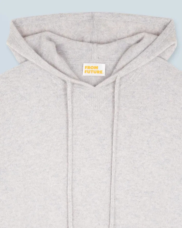 Women Cashmere Sweaters From Future Hoodie Sweater Light Heather Gray