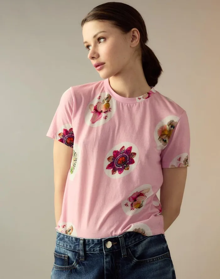 Women CLOTHING Cynthia Rowley Bloom Tee