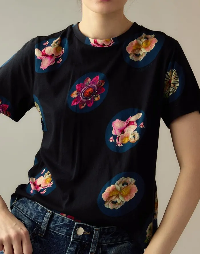 Women CLOTHING Cynthia Rowley Bloom Tee