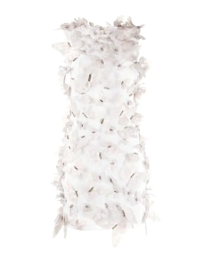 Women CLOTHING Cynthia Rowley Butterfly Embellished Dress
