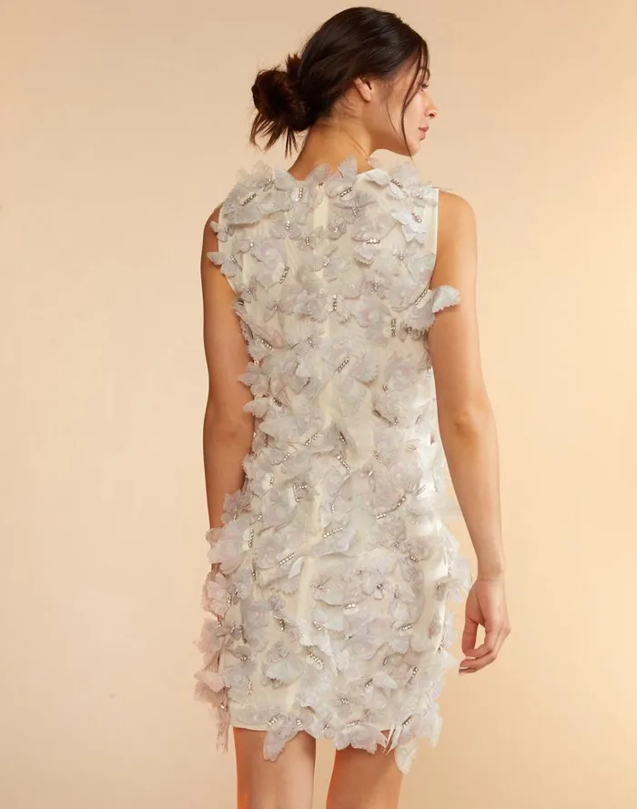 Women CLOTHING Cynthia Rowley Butterfly Embellished Dress