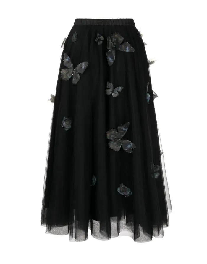 Women CLOTHING Cynthia Rowley Butterfly Tulle Skirt