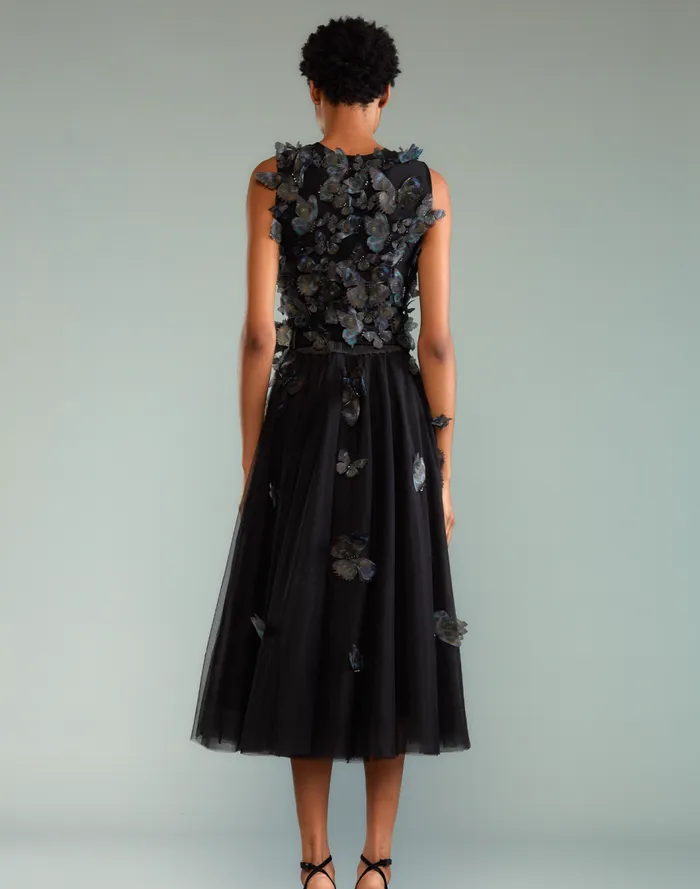 Women CLOTHING Cynthia Rowley Butterfly Tulle Skirt