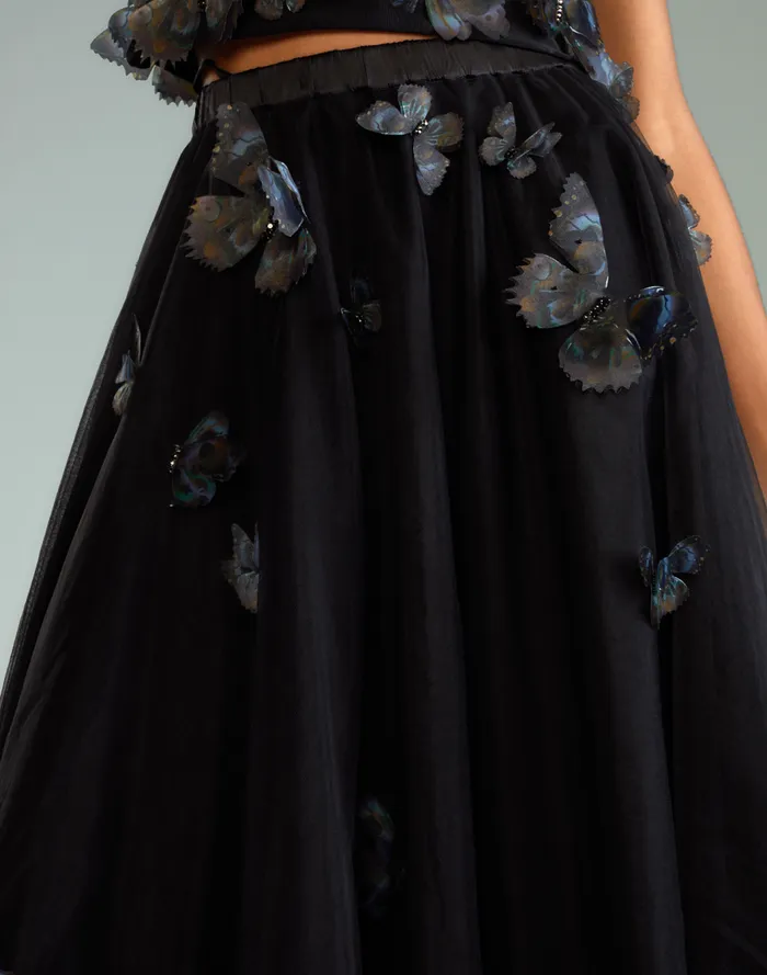 Women CLOTHING Cynthia Rowley Butterfly Tulle Skirt