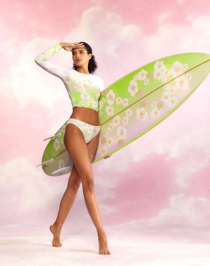 Women CLOTHING Cynthia Rowley Custom 7039 Surfboard 8211 Cheery Blossom