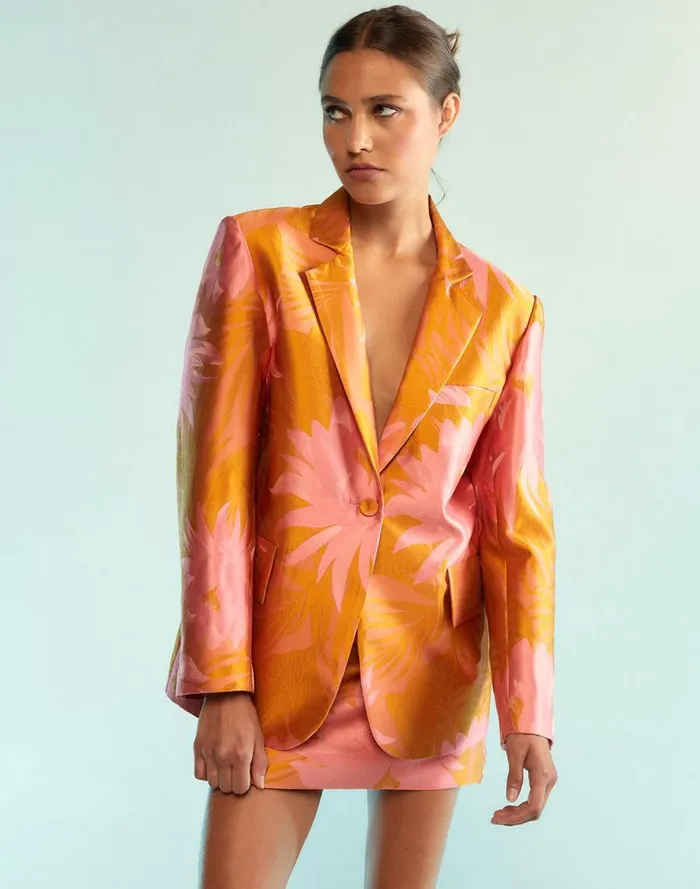 Women CLOTHING Cynthia Rowley Harper Jacquard Blazer
