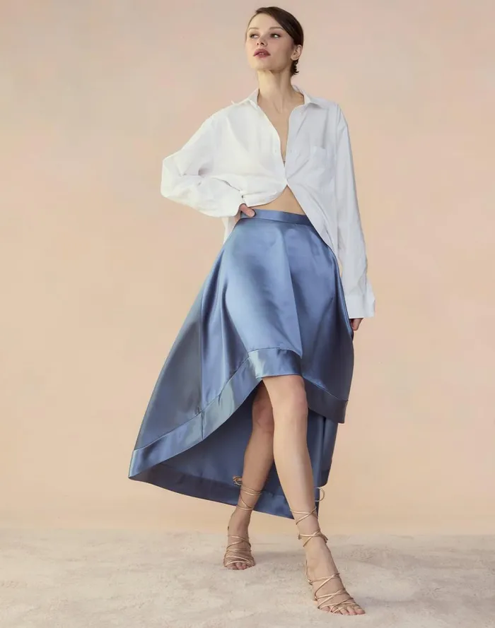 Women CLOTHING Cynthia Rowley Livia Satin Skirt