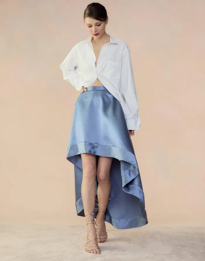 Women CLOTHING Cynthia Rowley Livia Satin Skirt
