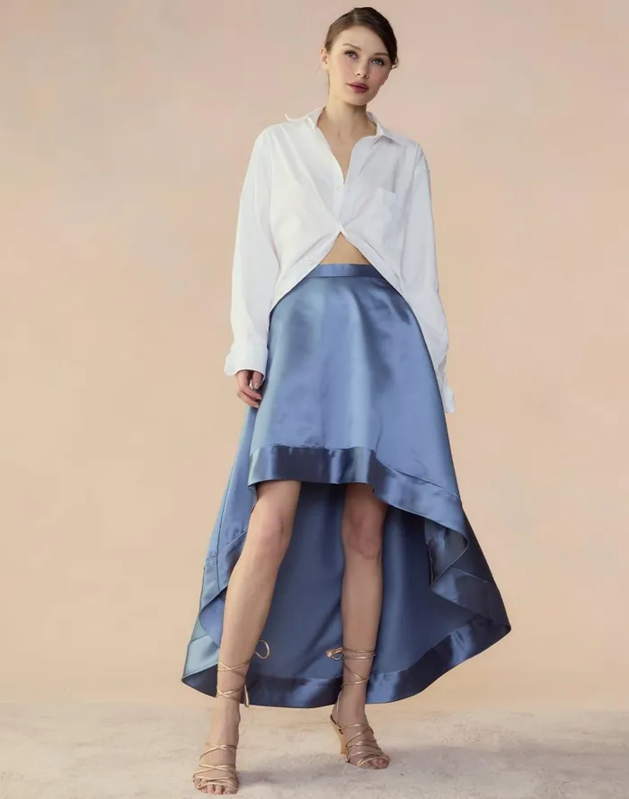 Women CLOTHING Cynthia Rowley Livia Satin Skirt