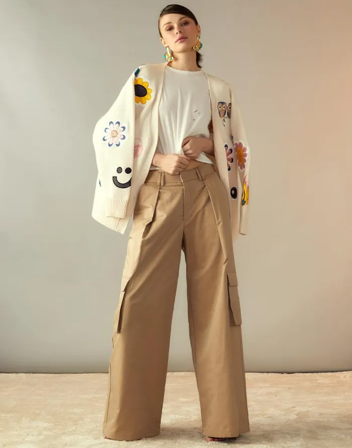 Women CLOTHING Cynthia Rowley Marbella Cotton Cargo Pant