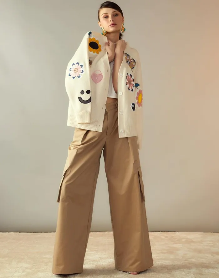 Women CLOTHING Cynthia Rowley Marbella Cotton Cargo Pant