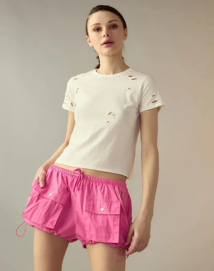 Women CLOTHING Cynthia Rowley Nylon Cargo Shorts