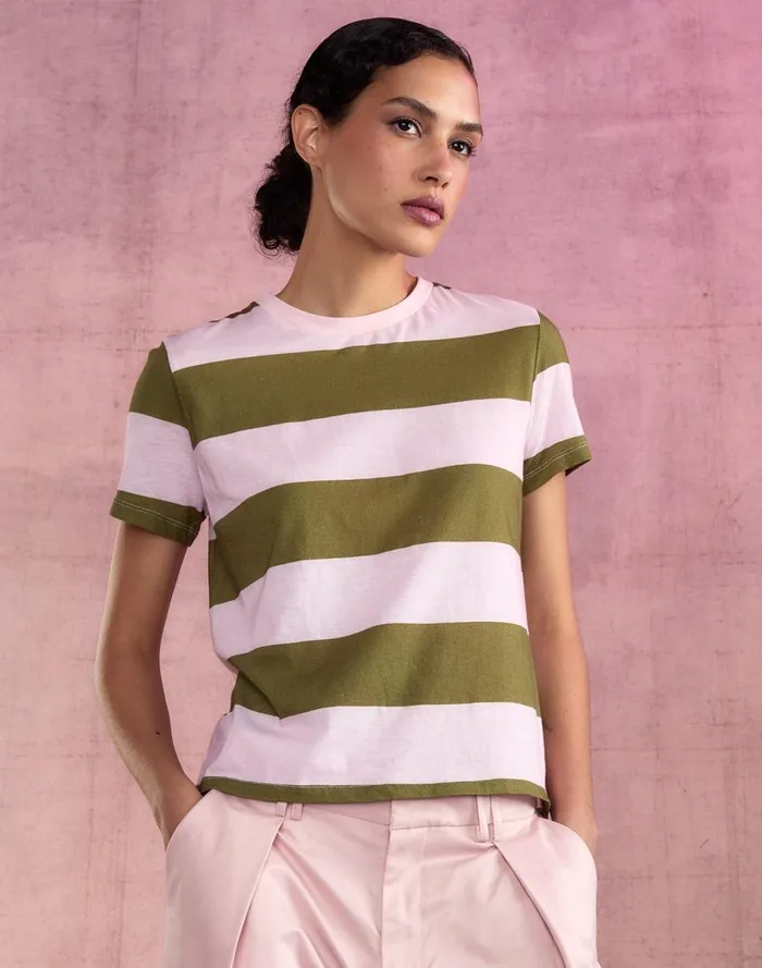Women CLOTHING Cynthia Rowley Stripe Tee