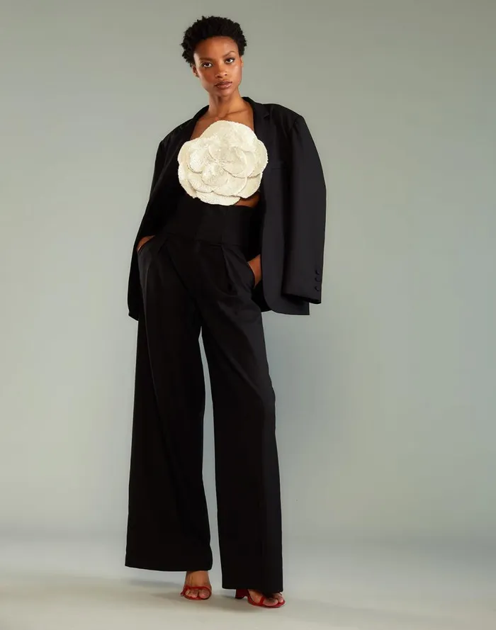 Women CLOTHING Cynthia Rowley Wool Oversized Blazer