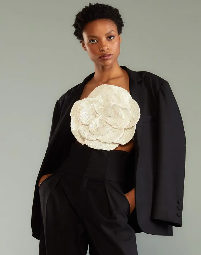 Women CLOTHING Cynthia Rowley Wool Oversized Blazer