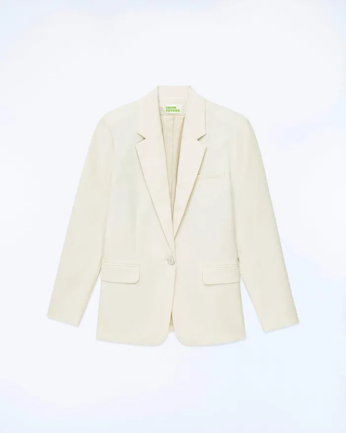 Women Coats and Jackets From Future Blazer Jacket White