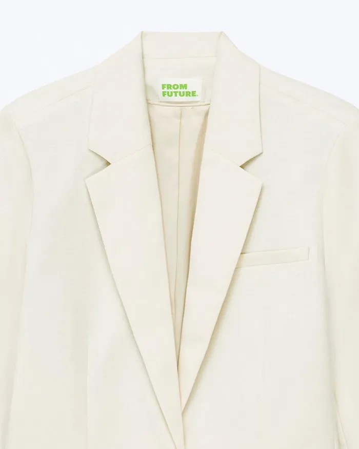 Women Coats and Jackets From Future Blazer Jacket White