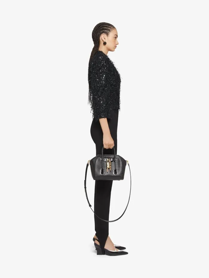 Women Coats and Jackets Givenchy Jacket With Embroidered Fringes And Rhinestones Black