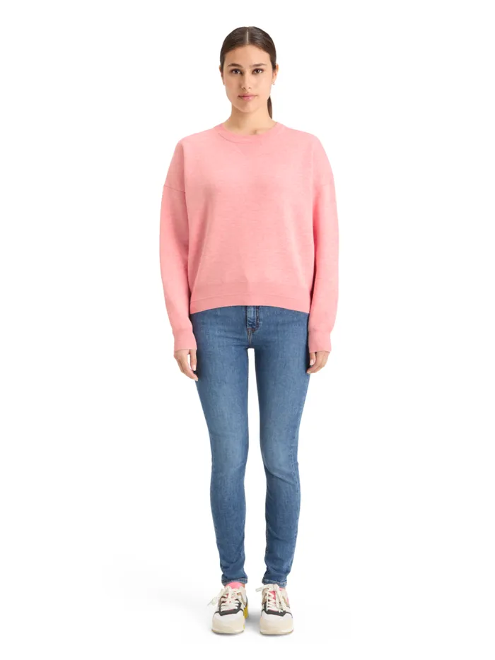 Women COMPACT KNITTED RELAXED PULLOVER Electric Blue Scotch and Soda Knitwear Women COMPACT KNITTED RELAXED PULLOVER Electric Blue Scotch and Soda Knitwear