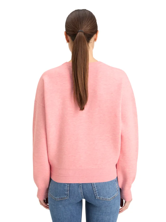 Women COMPACT KNITTED RELAXED PULLOVER Electric Blue Scotch and Soda Knitwear Women COMPACT KNITTED RELAXED PULLOVER Electric Blue Scotch and Soda Knitwear