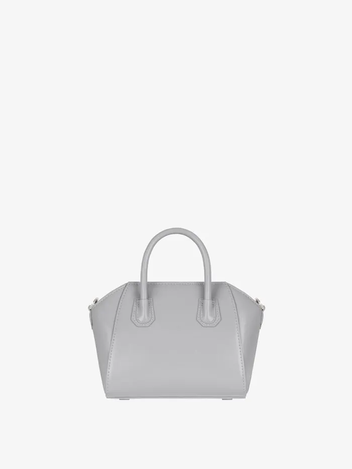 Women Crossbody Bags Givenchy Antigona Toy Bag In Box Leather Light Greynatural Beige Women Crossbody Bags Givenchy Antigona Toy Bag In Box Leather Light Greynatural Beige