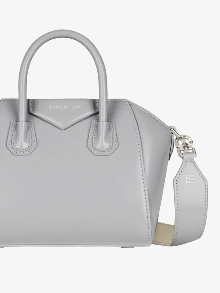 Women Crossbody Bags Givenchy Antigona Toy Bag In Box Leather Light Greynatural Beige Women Crossbody Bags Givenchy Antigona Toy Bag In Box Leather Light Greynatural Beige
