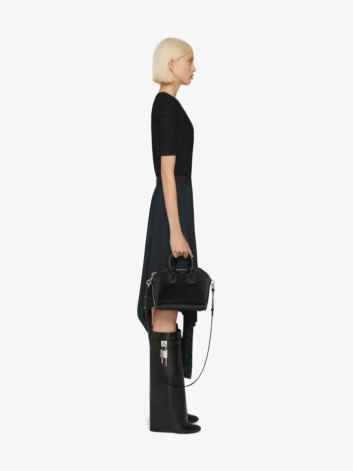 Women Crossbody Bags Givenchy Mini Antigona Bag In Box Leather Black