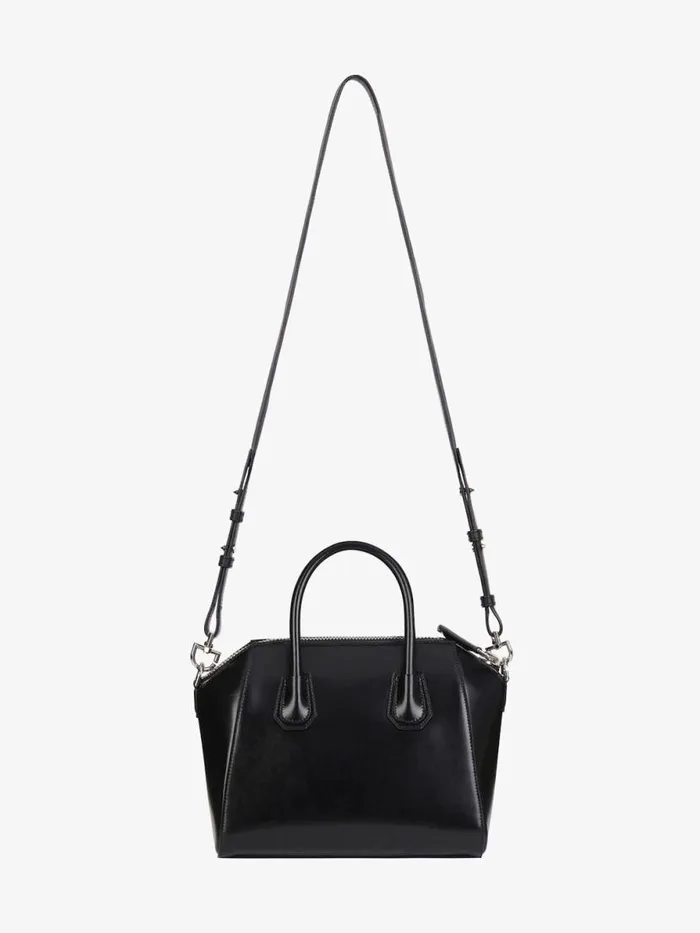 Women Crossbody Bags Givenchy Mini Antigona Bag In Box Leather Black