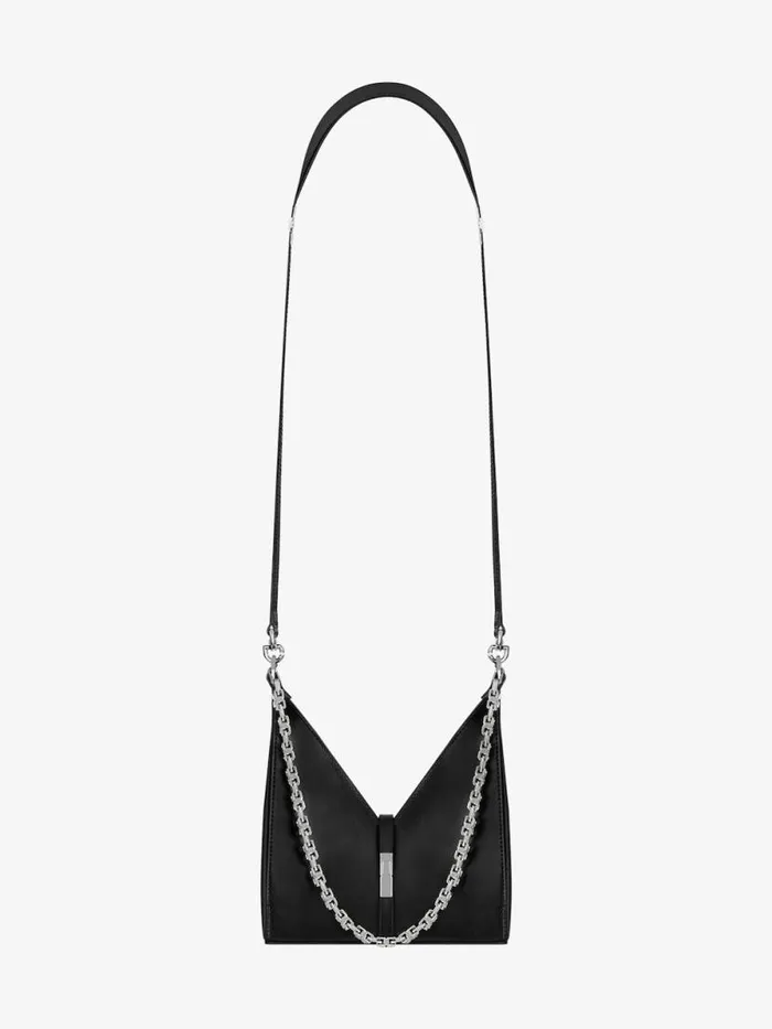 Women Crossbody Bags Givenchy Mini Cut Out Bag In Box Leather With Chain Black Women Crossbody Bags Givenchy Mini Cut Out Bag In Box Leather With Chain Black