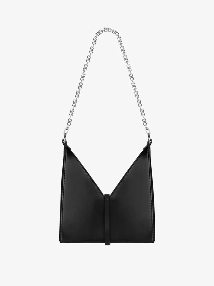 Women Crossbody Bags Givenchy Mini Cut Out Bag In Box Leather With Chain Black Women Crossbody Bags Givenchy Mini Cut Out Bag In Box Leather With Chain Black