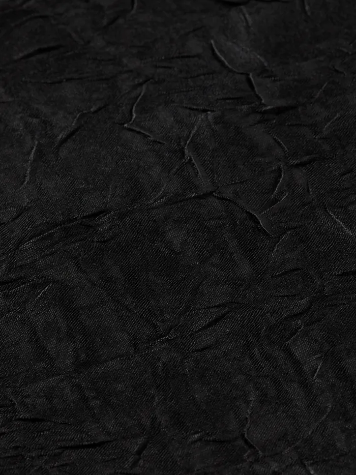Women Crushed Satin Wrap Dress Black Scotch and Soda Dresses and Jumpsuits