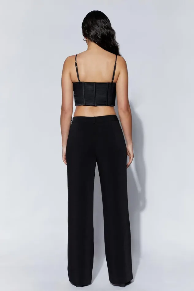 Women Cyra Corset Top 8211 Black Black Meshki Crop Tops Women Cyra Corset Top 8211 Black Black Meshki Crop Tops