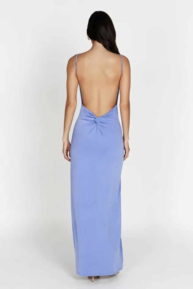 Women Darcy Cowl Maxi Dress With Low Back 8211 Lavender Lavender Meshki Wedding Guests