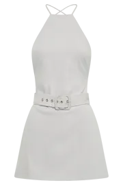 Women Diana Suiting Mini Dress 8211 Ice Grey Icegrey Meshki Mini Dresses