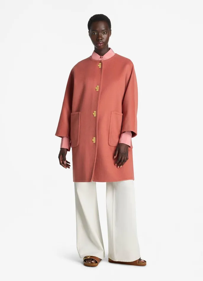Women Doubleface Wool And Cashmere Blend Jacket Rouge St John Jackets and Coats Women Doubleface Wool And Cashmere Blend Jacket Rouge St John Jackets and Coats