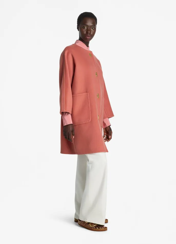 Women Doubleface Wool And Cashmere Blend Jacket Rouge St John Jackets and Coats Women Doubleface Wool And Cashmere Blend Jacket Rouge St John Jackets and Coats