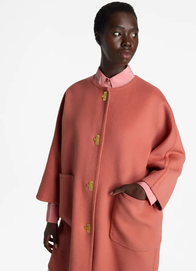 Women Doubleface Wool And Cashmere Blend Jacket Rouge St John Jackets and Coats Women Doubleface Wool And Cashmere Blend Jacket Rouge St John Jackets and Coats