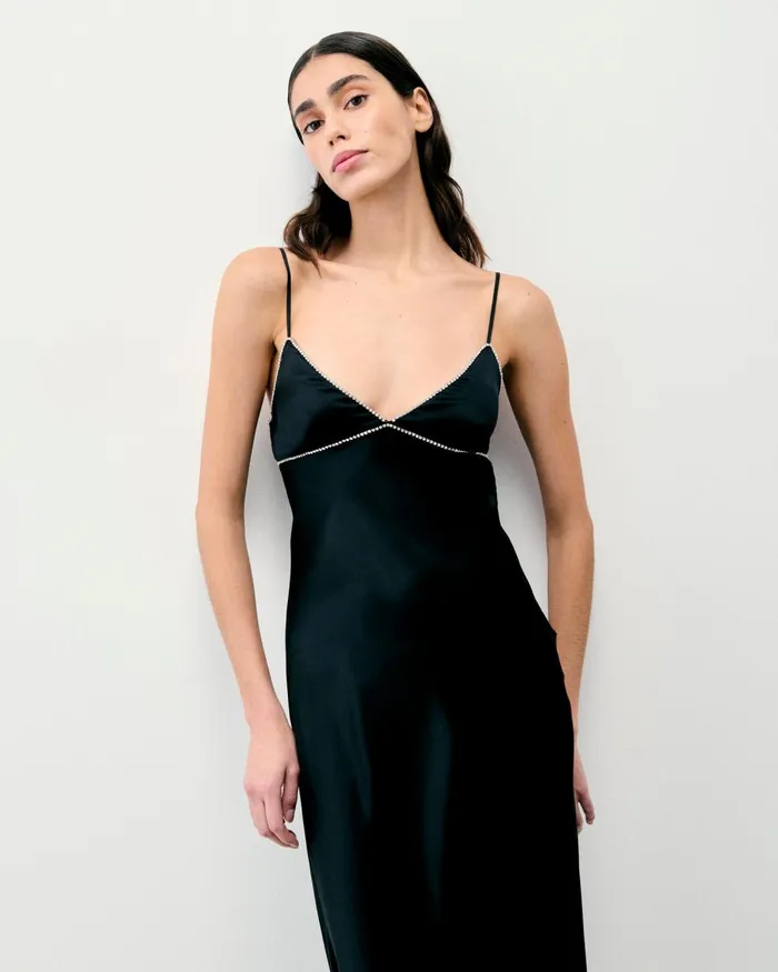 Women Dresses and Jumpsuits From Future Tess Long Strap Dress Black