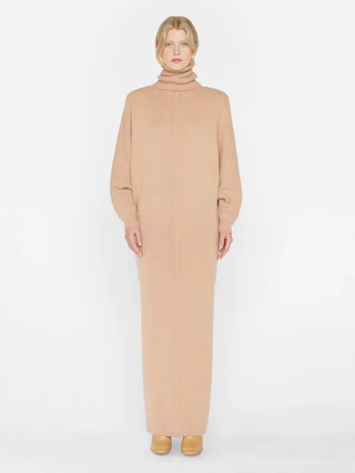 Women Dresses FRAME Long Cashmere Dolman Dress 8212 Blush Women Dresses FRAME Long Cashmere Dolman Dress 8212 Blush