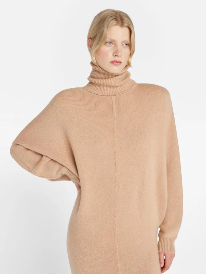 Women Dresses FRAME Long Cashmere Dolman Dress 8212 Blush Women Dresses FRAME Long Cashmere Dolman Dress 8212 Blush
