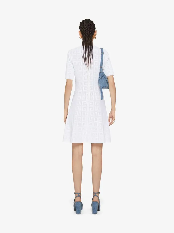 Women Dresses Givenchy Dress In 4G Jacquard White