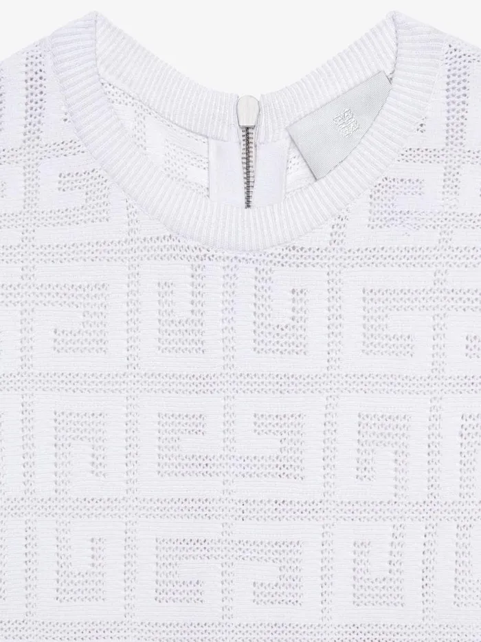 Women Dresses Givenchy Dress In 4G Jacquard White