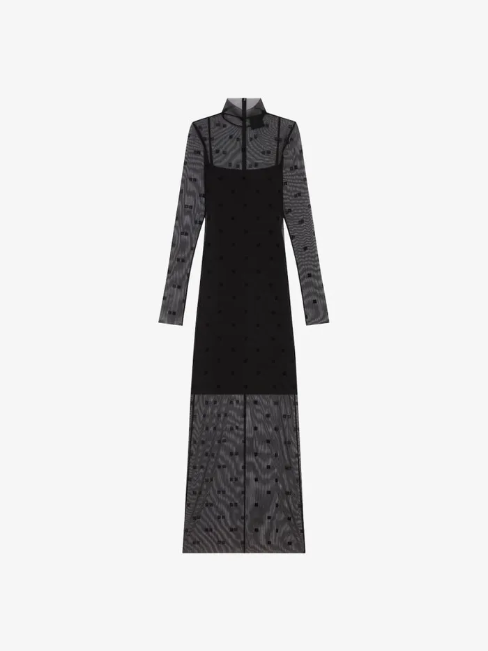 Women Dresses Givenchy Dress In 4G Tulle Black