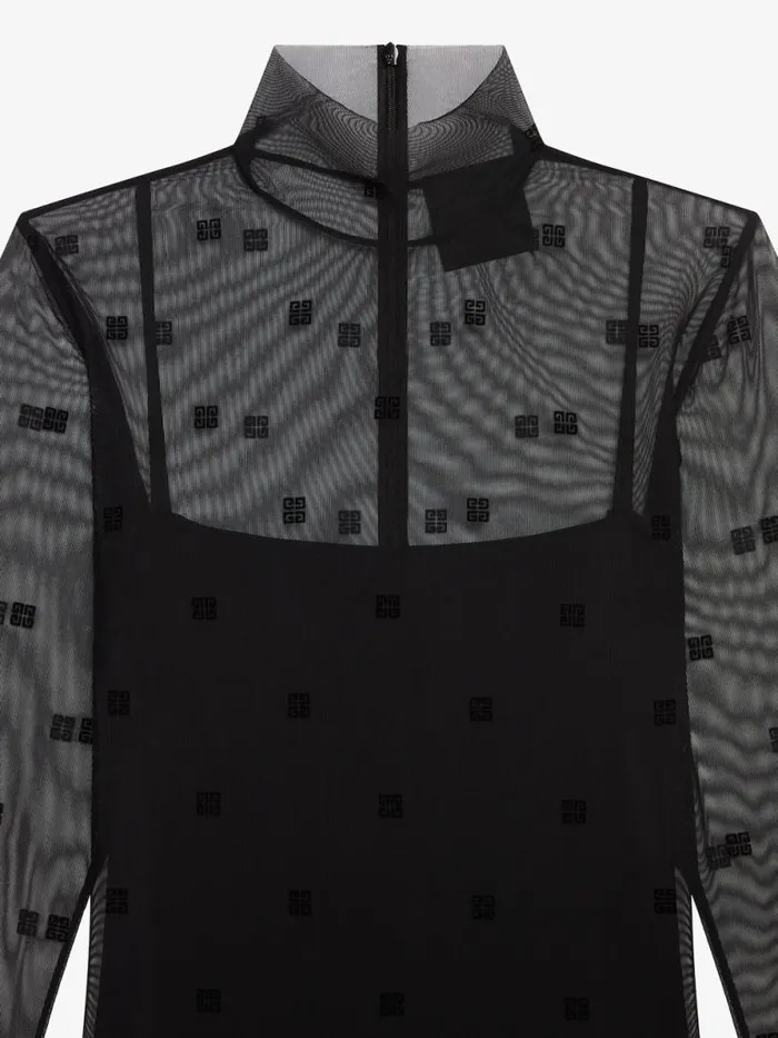 Women Dresses Givenchy Dress In 4G Tulle Black